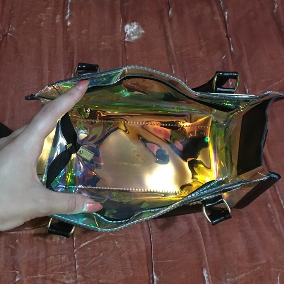 See-thru Multicolor Holographic Purse Brand New - Picture 7 of 11